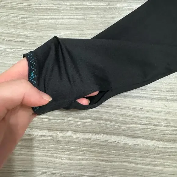 NWT Free People FP Movement Very Prairie Black Long Sleeve Athletic Top- Size L - Picture 8 of 9